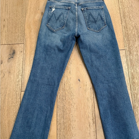 MOTHER Women's Straight Leg Jeans in Blue - Picture 1 of 4